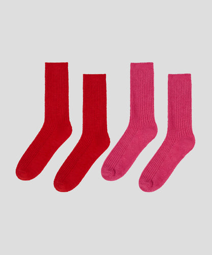 HOME Two-pack Cozy Chenille Socks