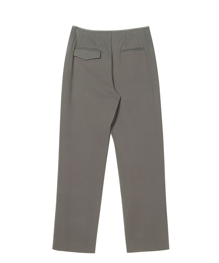 Structure-line Stretch-nylon Trousers