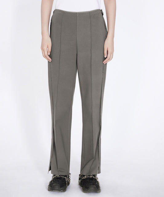 Structure-line Stretch-nylon Trousers
