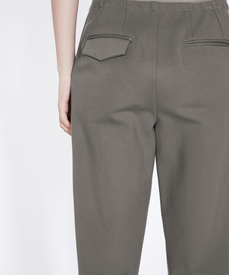 Structure-line Stretch-nylon Trousers