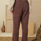 HOME Fluffy and Soft High-waist Wool-blend Tapered Pants