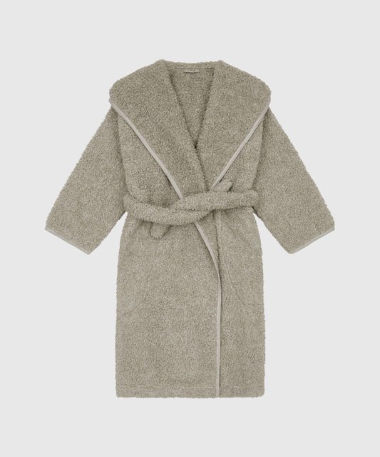 HOME Hooded Belted Polyester-fleece Robe