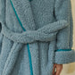 HOME Hooded Belted Polyester-fleece Robe