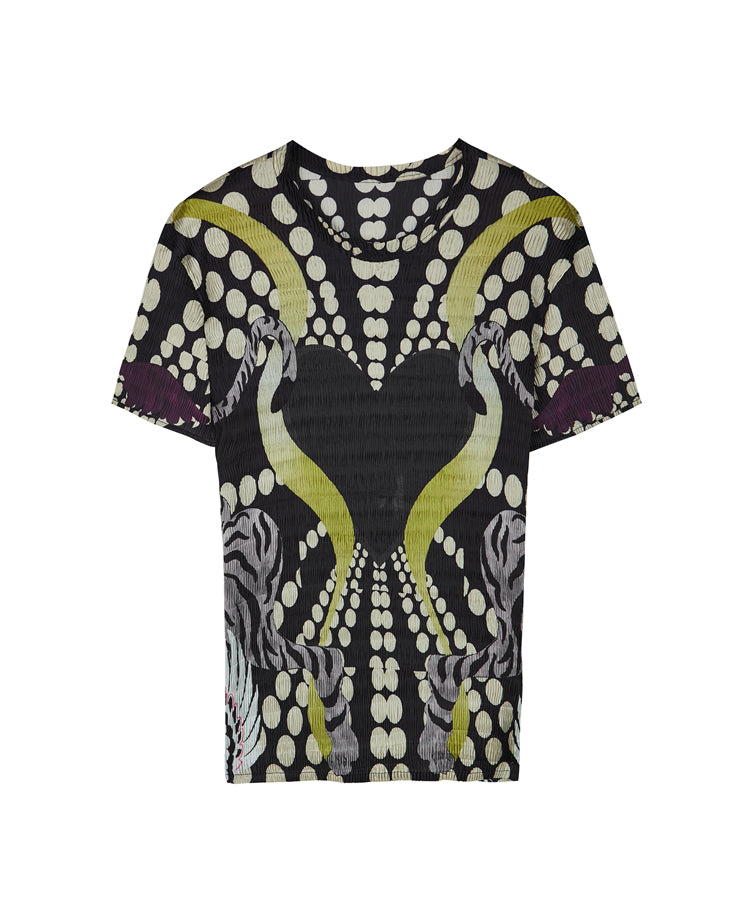 Twisted Phoenix Bird Pop Print Shirt