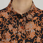 Art Lotus-print Cotton Shirt