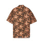 Art Lotus-print Cotton Shirt