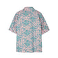 Art Lotus-print Cotton Shirt