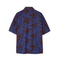 Art Lotus-print Cotton Shirt