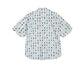 Structured Emoji-like Terracotta Mask-print Cotton Shirt