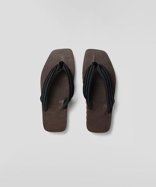 HOME Retro Striped Flip Flops