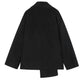 Scarf-neck Wool-blend Cape