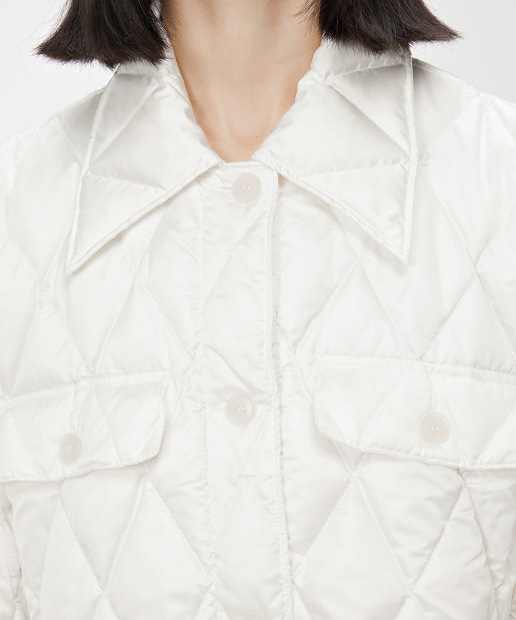 Quilted Polyester Shell Down Jacket