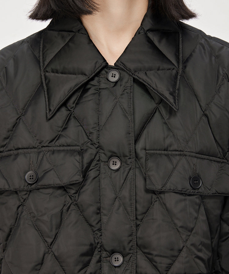 Quilted Polyester Shell Down Jacket