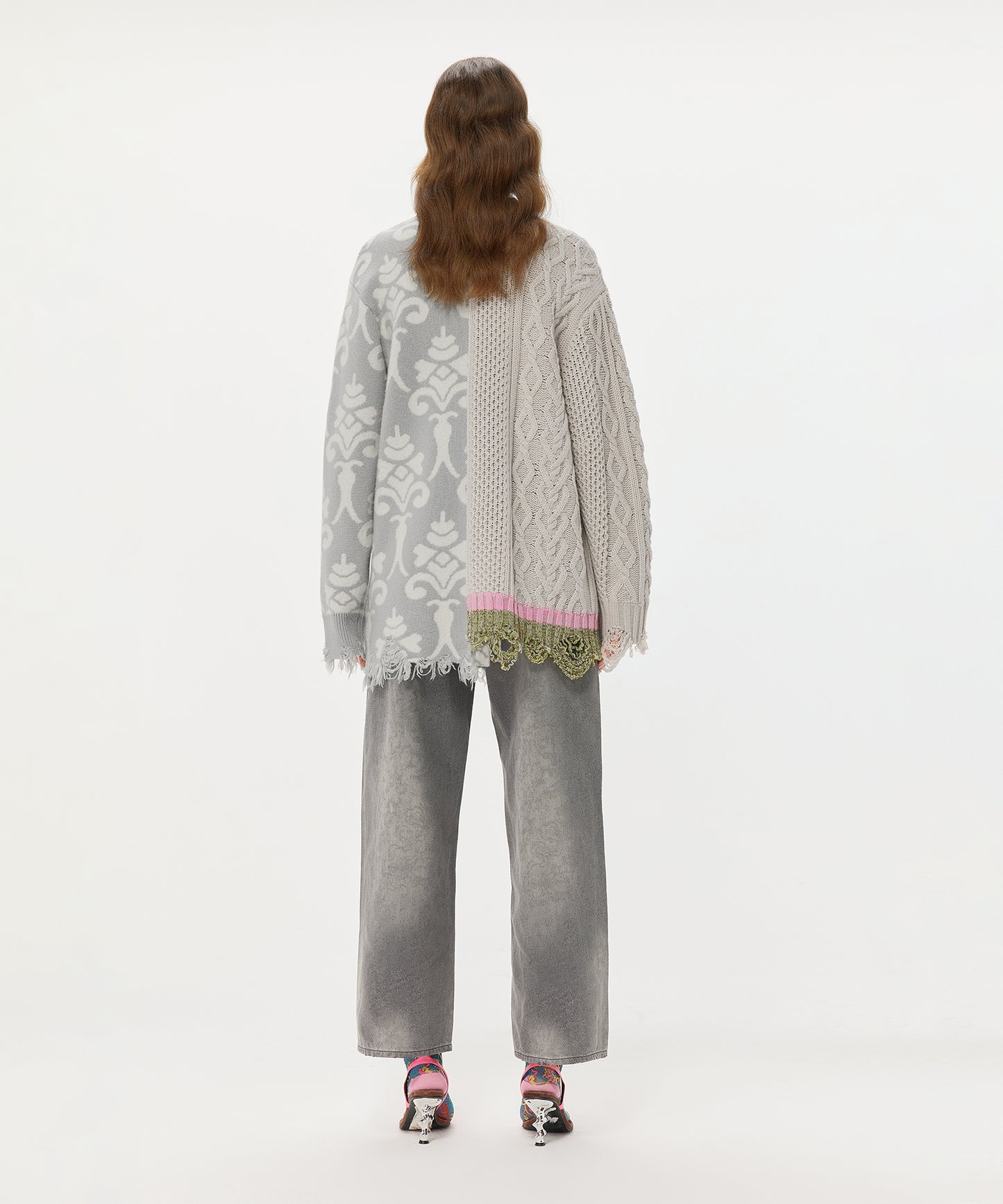 Reorganozed Wool-blend Duffel Sweater
