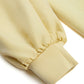 Padded-sleeve Double-breast Wool Jacket