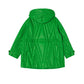 Diamond-quilted Hooded Nylon Down Coat
