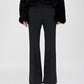 Stylish Polyester Flared Trousers
