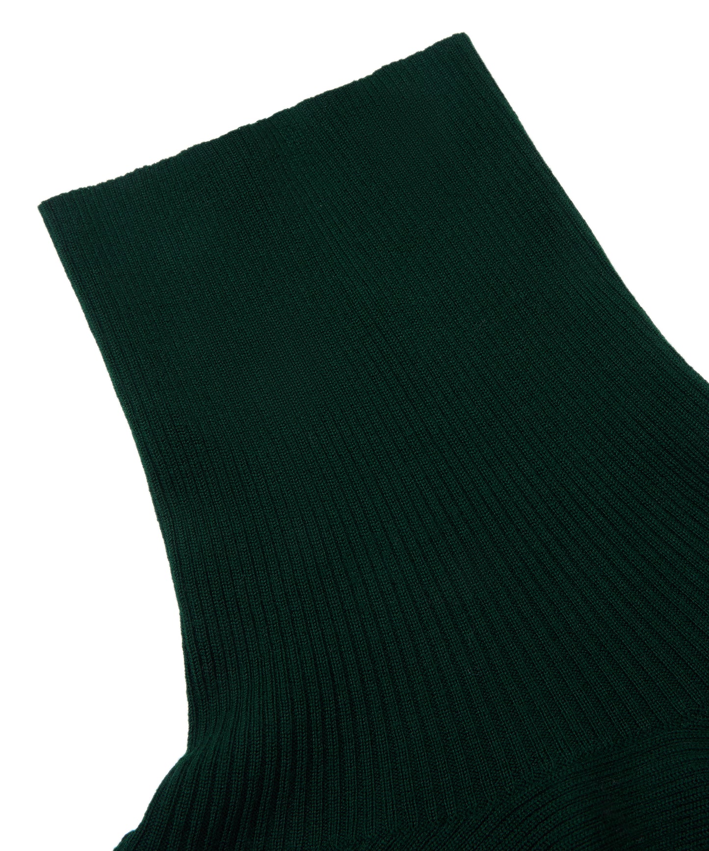 Ribbed-wool High-neck Scarf