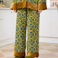HOME Botanical-pattern Polyester-fleece Tapered-leg Track Pants