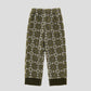 HOME Botanical-pattern Polyester-fleece Tapered-leg Track Pants