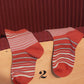 HOME 2-pack Retro Pinstriped Cotton-blend Socks