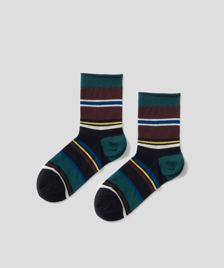 HOME 2-pack Vintage Striped Cotton-blend Socks