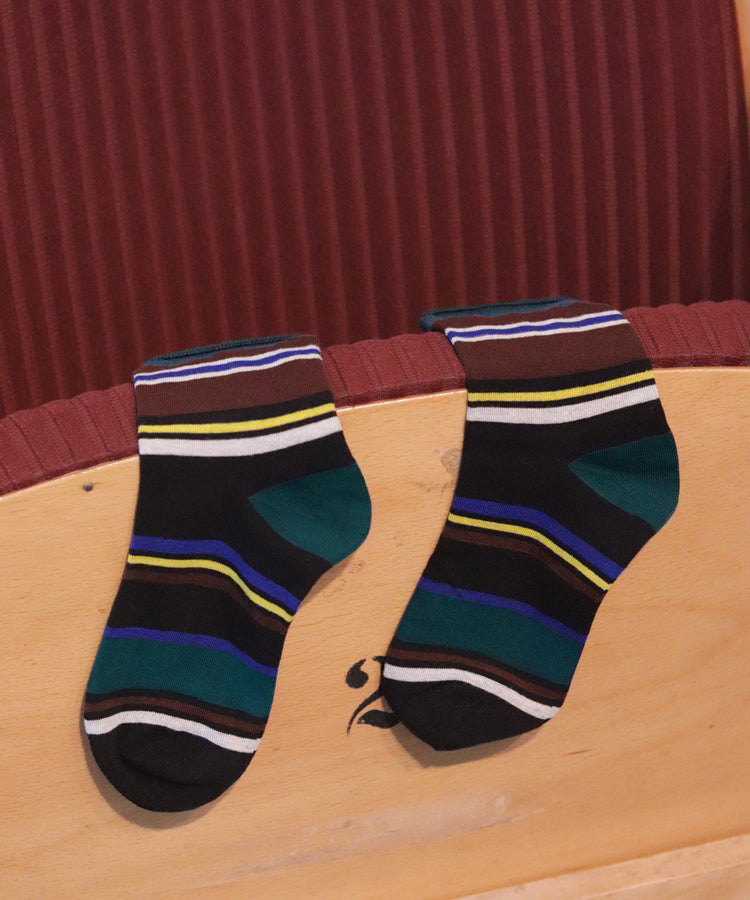 HOME 2-pack Vintage Striped Cotton-blend Socks