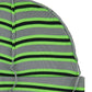 APN Logo-patch Striped Falling Yarn Polyester Beanie Hat