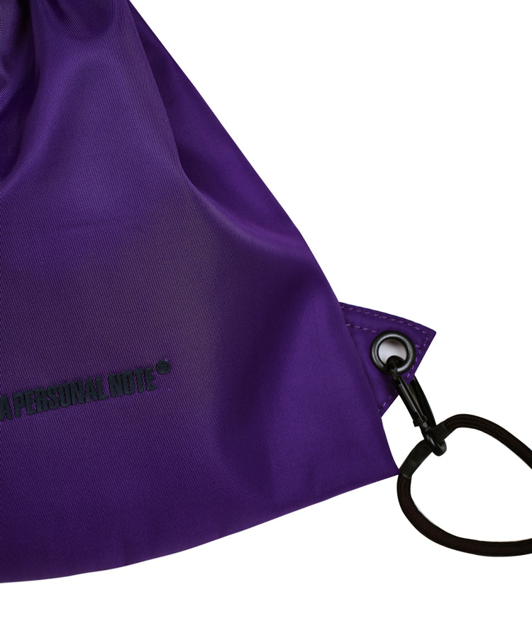 APN Logo-embroidered Drawstring Nylon Crossbody Bag