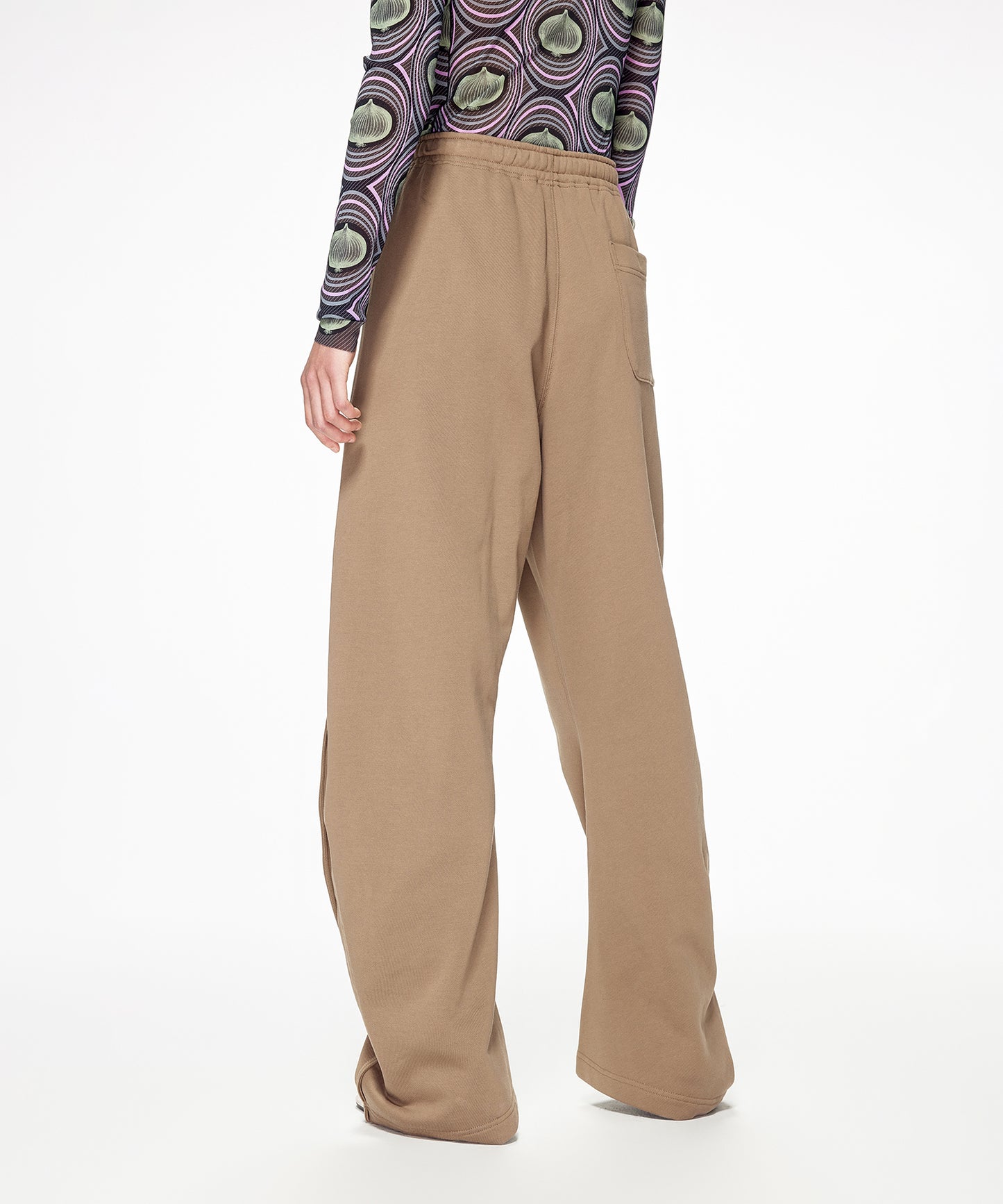 Volume Curved Cotton-jersey Track Pants
