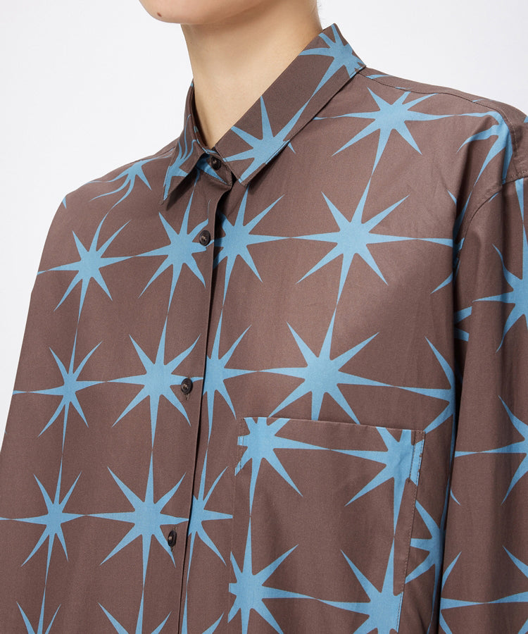 Enlarge Octagram Cotton Shirt