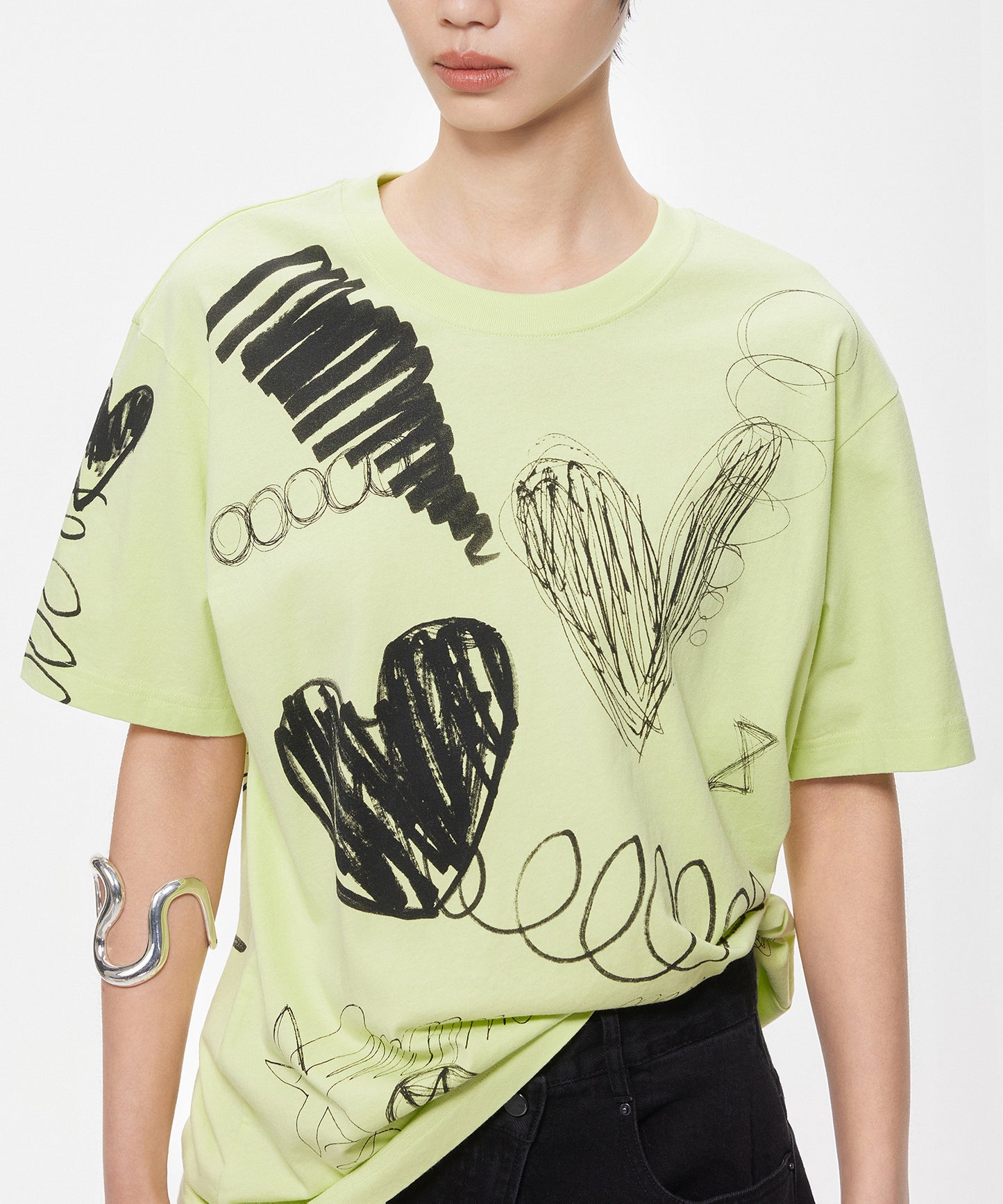 Love Graffiti Cotton-blend T-shirt