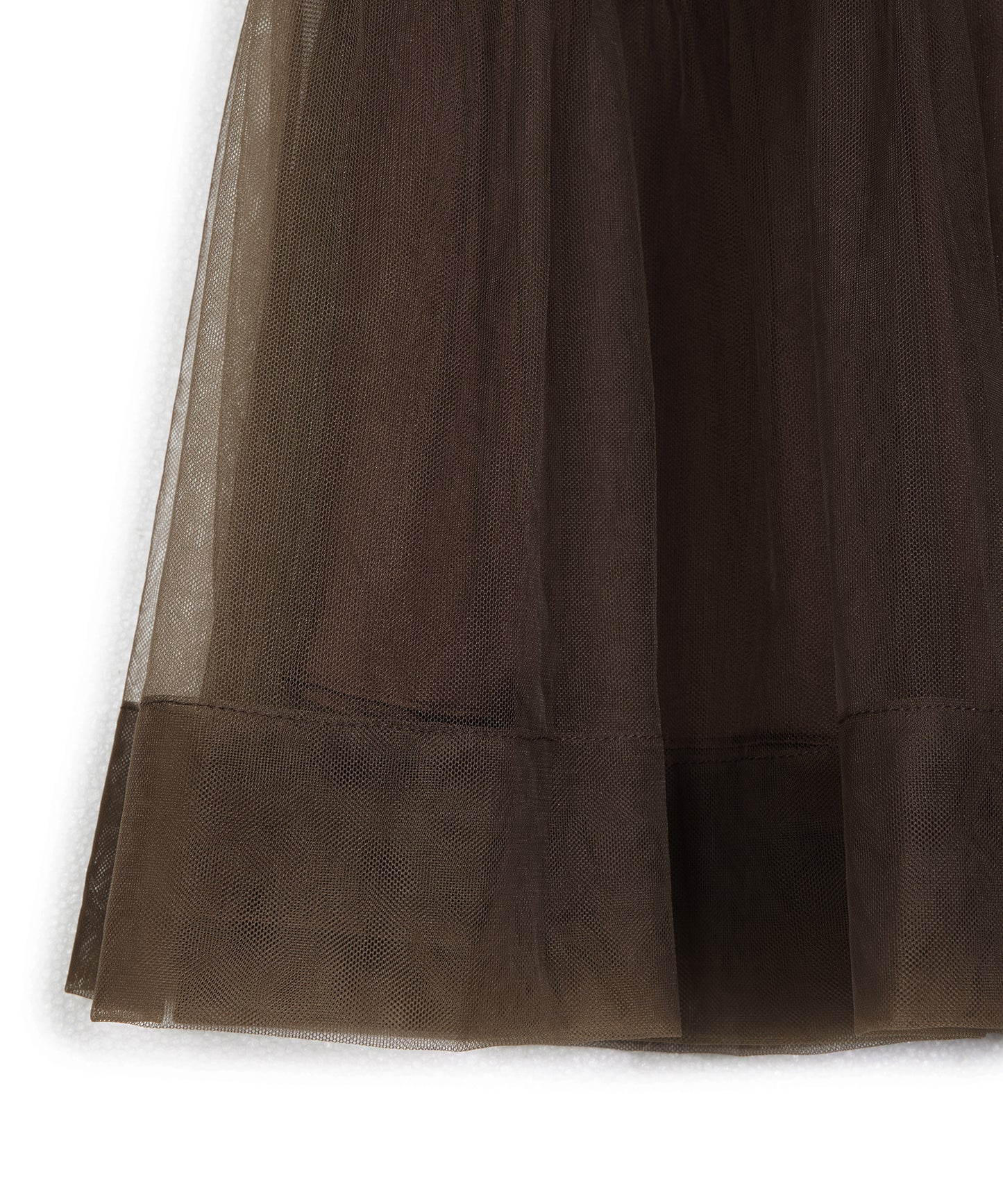 Tiered Sheer Tulle Skirt