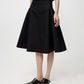 Classic Wearable Cotton Flared Midi Skirt