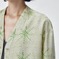 V-neck African-printed Silk-blend Shirt
