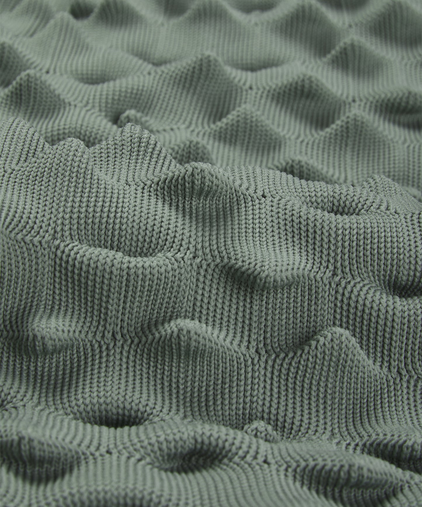 Micro 3D Polyester Cardigan