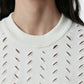 Cutout Cotton Sweatshirt