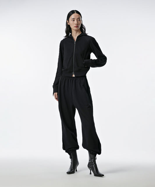 Structured-panel Track Pants