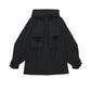 Large pocket Workwear Hooded Coat