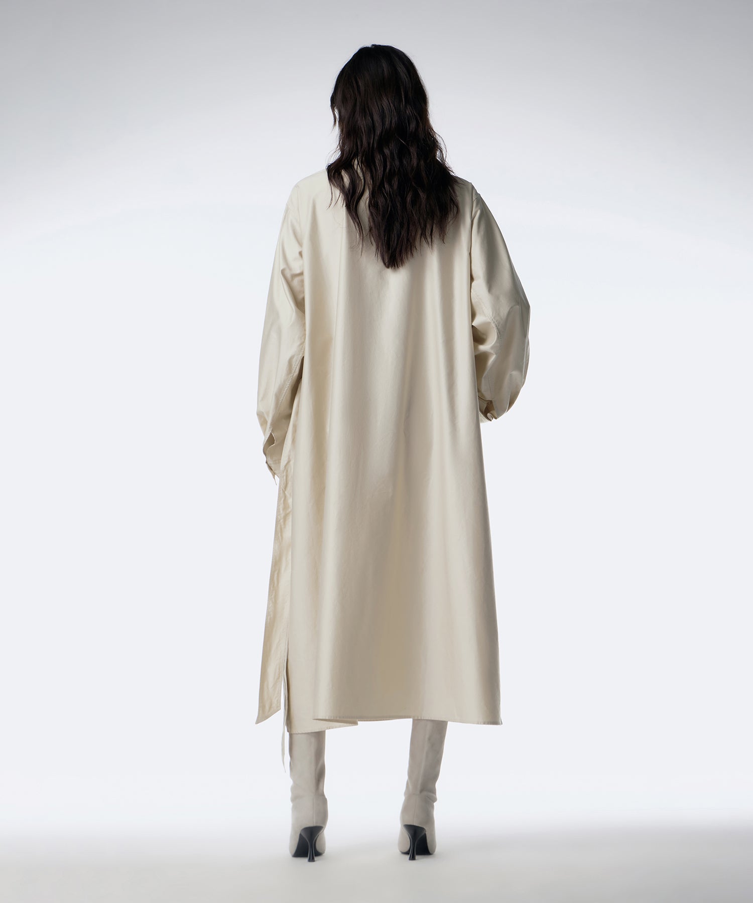 Large pocket Cotton-satin Shirt Dress – JNBY ONLINE STORE