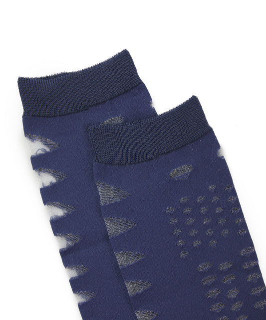 Sheer Geometric Socks
