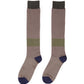 Geometric-jacquard Cotton-blend Socks