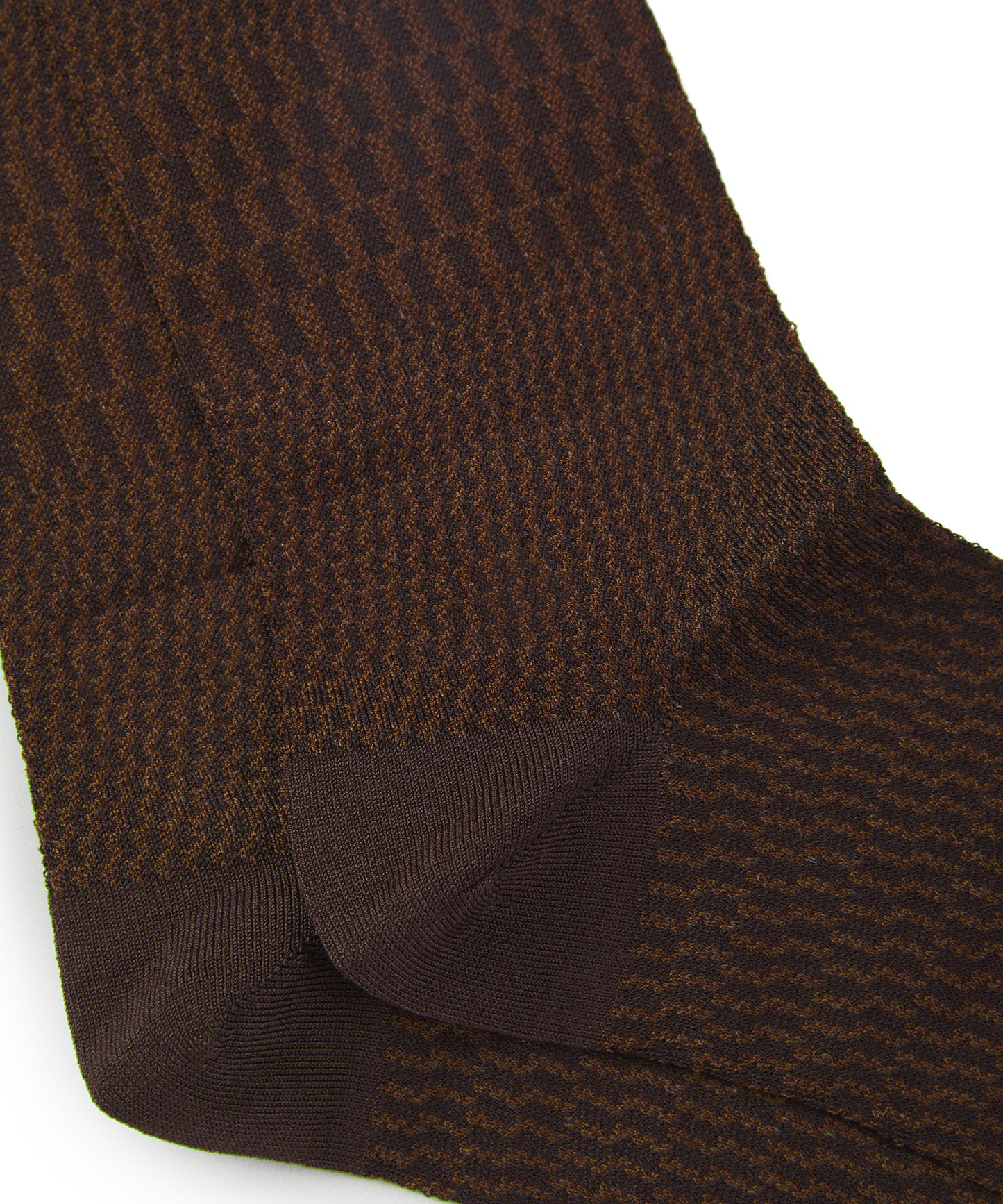 Geometric-jacquard Cotton-blend Socks
