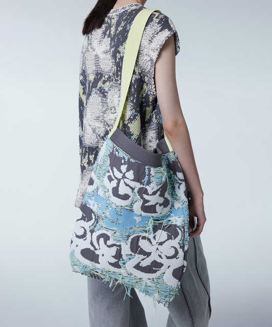 Floral-jacquard Shoulder Bag