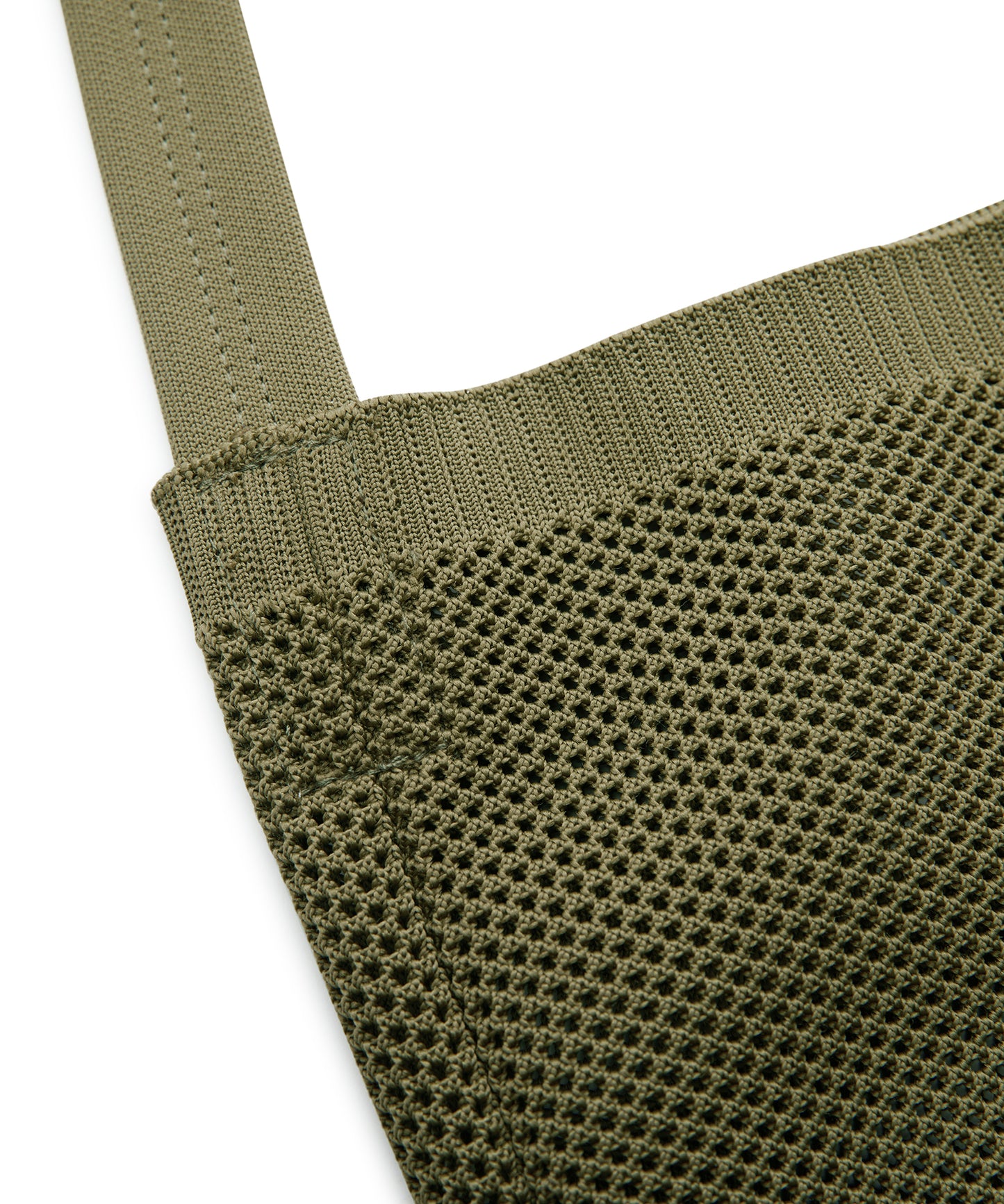 Structured Knit Mesh Tote Bag