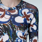 Abstract Graffiti Floral Second Skin Top
