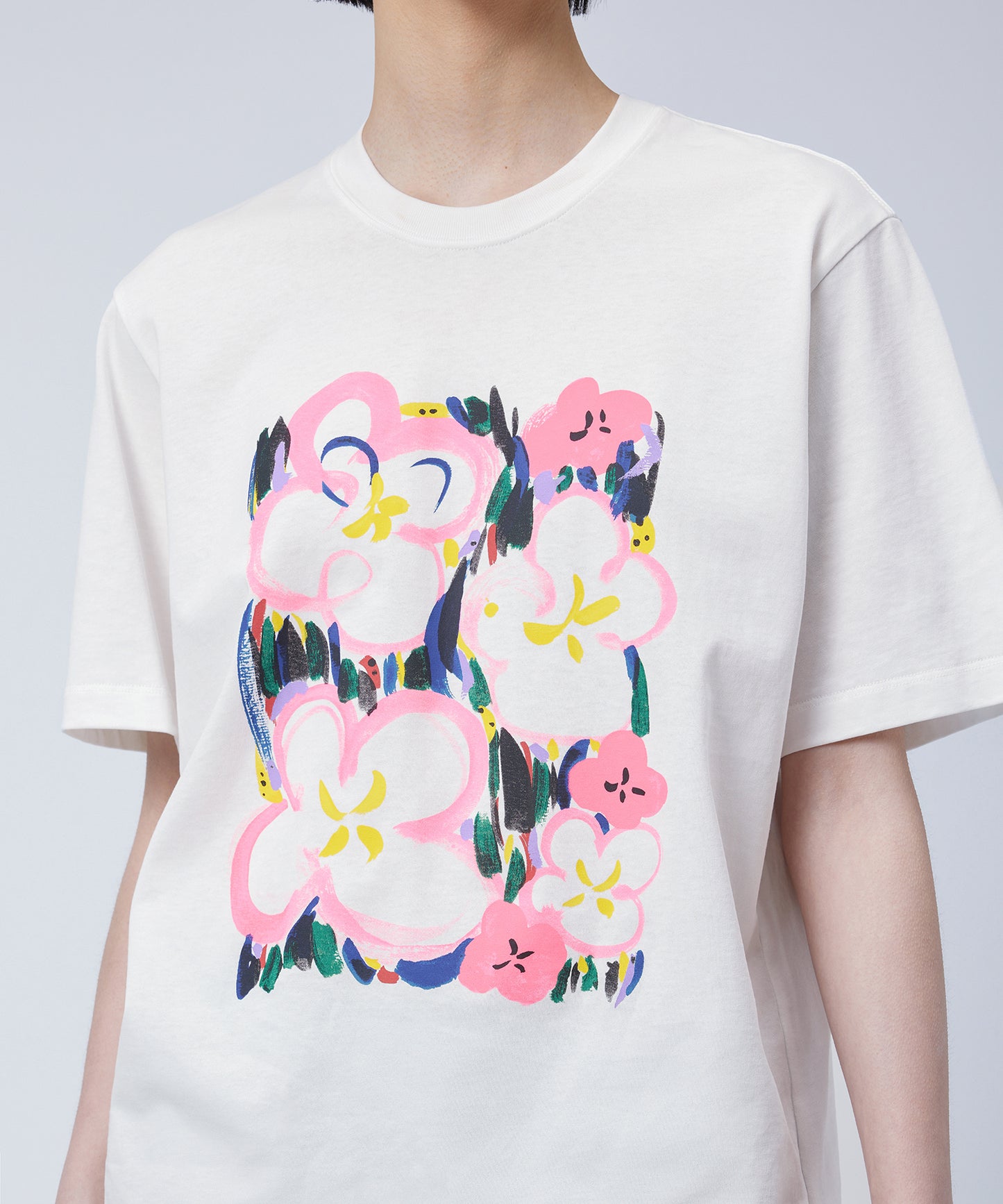 Graffiti Abstract Flower T-Shirt