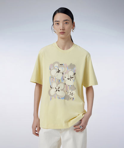 Graffiti Abstract Flower T-Shirt