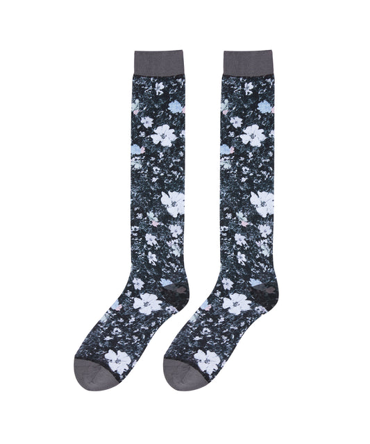 Vintage Floral Knee-high Socks