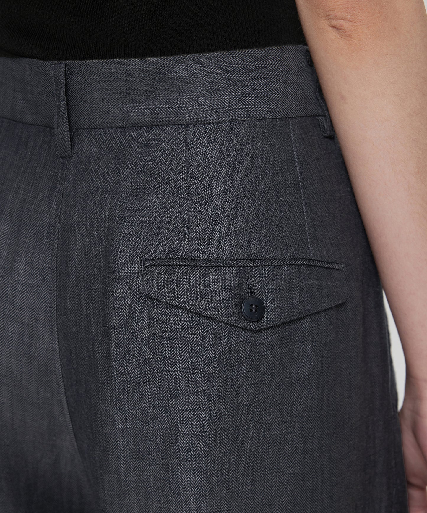 Laid-back Elegance Linen Trousers